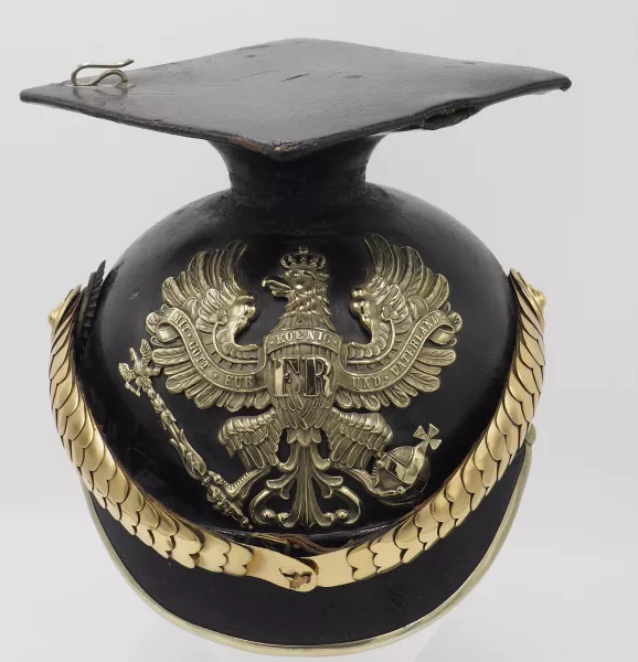 Prussian Silver Uhlan Officers Tschapka Visuel 1 principal